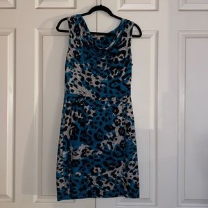 Short animal print banana republic dress with Kalinic